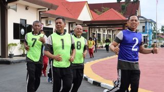 Wakapolres Bintan Ikut Tes Kesamaptaan Jasmani Berkala