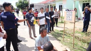 Satreskrim Polres Bintan Gelar Rekonstruksi Kasus Pembunuhan di Sei Lekop, Peragakan 42 Adegan