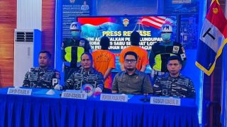 TNI AL Batam Tangkap 2 Kurir Sabu Asal Malaysia di Pelabuhan Sagulung