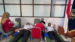 Sambut Hari Bhakti Kemenimipas Ke-1, Imigrasi Tanjung Uban Gelar Donor Darah untuk Kemanusiaan