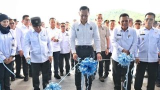 AHY dan Dudy Purwagandi Meresmikan Tiga Proyek Infrastruktur Perhubungan Strategis di Kepri