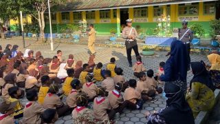 Di Bintan, Murid SD Sudah Dibekali Pengetahuan Tertib Berlalu Lintas