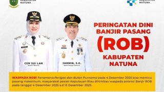 Enam Wilayah Pesisir Masuk Zona Rawan Banjir Rob, Bupati Natuna Menerbitkan Edaran Peringatan Dini