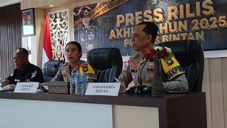 Polres Bintan Mengamankan 43 Tersangka Kasus Narkoba, Laka Lantas Turun Selama 2025