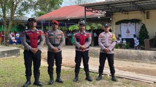 Polres Bintan Menurunkan 108 Personel untuk Pengamanan Ibadah di 56 Gereja