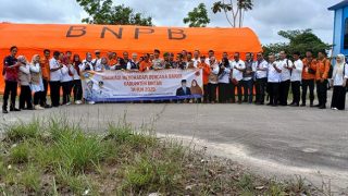 BPBD Bintan Membikin Simulasi Penanganan Bencana Banjir