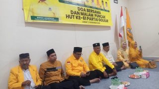 HUT Ke-61, DPD Partai Golkar Tanjungpinang Gelar Doa Bersama untuk Bencana Sumatera
