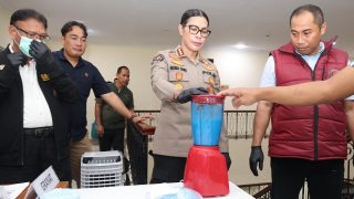 Ditresnarkoba Polda Kepri Memusnahkan Sabu dan Ekstasi Tangkapan November-Desember 2025