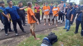 Dari Rekonstruksi Pembunuhan Nelayan di Kijang, Korban Sempat Berwasiat kepada Kakaknya