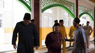 Roby-Deby Meresmikan Masjid Besar Jannatul Bahri Kecamatan Mantang