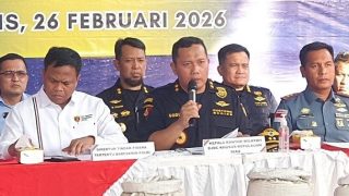 Bea Cukai dan Polri Menggagalkan Penyelundupan 16 Ton Pasir Timah Ilegal Senilai Rp3,2 Miliar Tujuan Malaysia