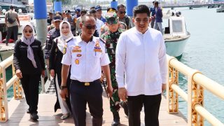 Wujudkan ‘Mudik Aman Keluarga Bahagia’, Bupati Roby dan Kapolres Bintan Cek Kesiapan Pos Pam