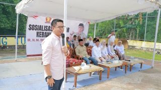Endipat Wijaya Menekankan Mengenai Penguatan Nilai Pancasila pada Sosialisasi 4 Pilar MPR RI di Bintan
