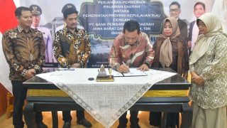 Gubernur Kepri Teken Perjanjian Pinjaman Daerah dengan Bank BJB