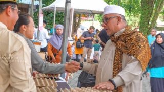 Lis Darmansyah Tinjau Operasi Pasar Ramadan di Gedung Tengku Mandak, Harganya Lebih Murah