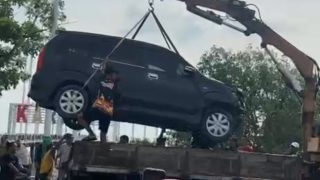 Pengemudi Avanza Hilang Kendali di Coastal Area Karimun, Satu Keluarga Jadi Korban Saat Berolahraga