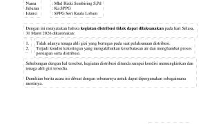 Tenaga Ahli Gizi Tak Ada, SPPG Seri Kuala Lobam Bintan Menunda Pendistribusian MBG