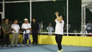 Bupati Bintan Buka Turnamen Bola Voli Bupati Cup III 2026 di Lapangan Kuala Sempang