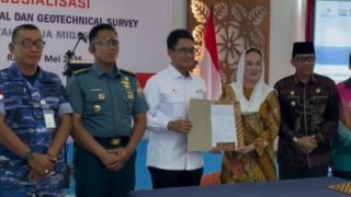Sosialisasi Geophysical dan Geotechnical Survey, Cen Sui Lan Mendukung Pengembangan Eksplorasi Migas di Blok Natuna