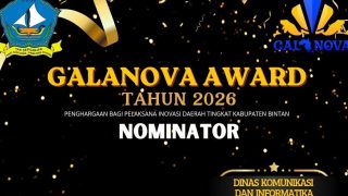 ABANGKU dan Megat Mengantarkan Diskominfo Bintan sebagai Nominator Galanova Award 2026