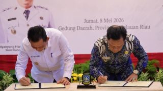 Gubernur Kepri dan Bupati Kepulauan Meranti Bikin Kerja Sama Lintas Penyeberangan Antarwilayah hingga Penanaman Modal