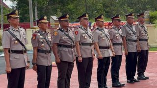 Sertijab Perwira di Polres Bintan, Wakapolres hingga Kapolsek Bintan Utara dan Kasat Intel Berganti