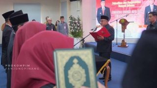 Pelantikan PNS dan Pejabat Fungsional, Lis Darmansyah: Bekerja Cepat dan Tepat